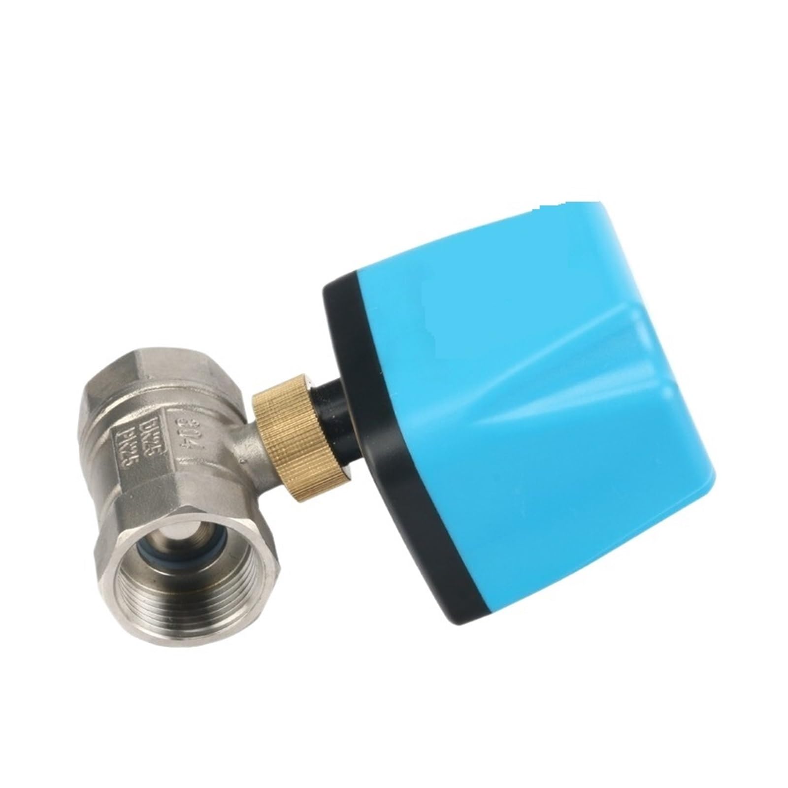 Válvula de bola 1/2" 3/4" 1" Acero inoxidable Válvula de bola motorizada normalmente cerrada/abierta Válvula de bola eléctrica de 2 hilos(DN25,12_NORMALLY OPEN)
