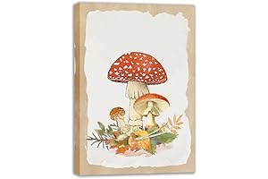 Artmaple Paint by Number, Mushroom Design