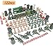 Produktbild pologyase 122 Plastik Soldaten Mini Spielzeug Figuren Ausführungen Kleine Plastik Militär Spielfiguren Armee Miniatur Figuren Für Kinder Gastgeschenke Gifts