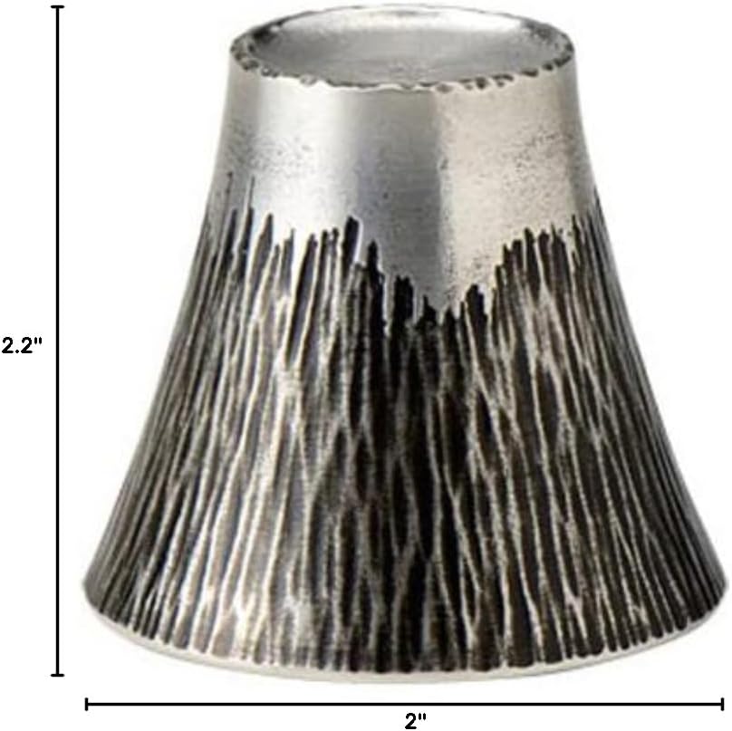 Osaka Tinnware (Suzuki) Osaka Nanoka Tinner, Traditional Craft, Sake Cup, Mt. Fuji Black fug-k