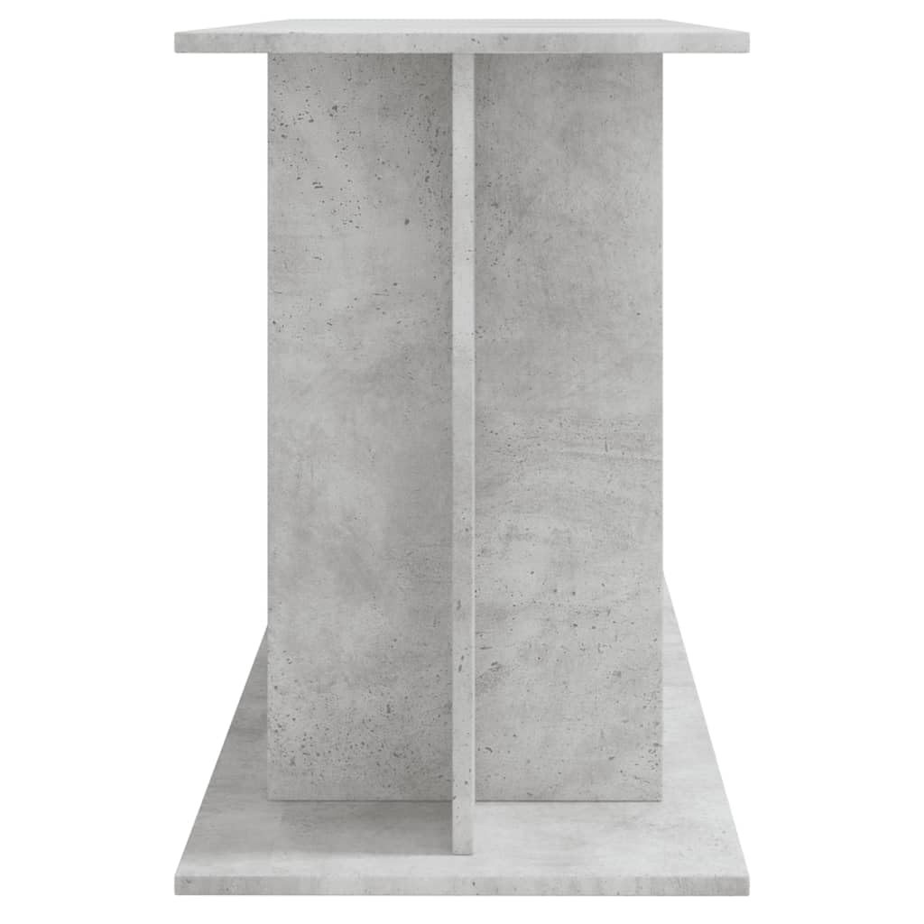 vidaXL Soporte de Acuario Madera ingeniería Gris hormigón 120x40x60 cm