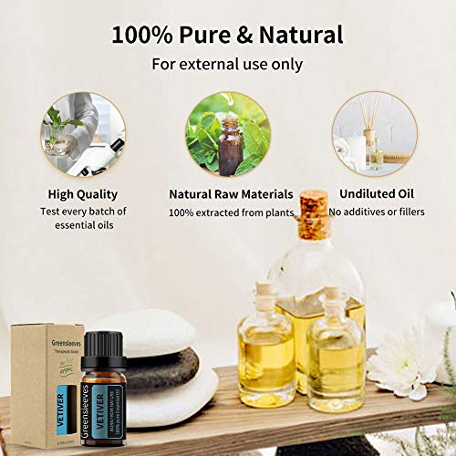 Aceite Esencial de Vetiver, 10ml, GREENSLEEVES miniatura 4