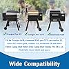 SafBbcue BAC366 Grill Grates Replacement for Traeger Grill Grate Pro 22, 575 Series Ironwood 650, 885, Lil' Tex Elite, Lil' Tex Pro, Pellet Grill Parts, Camp Chef PG24MZG Grate