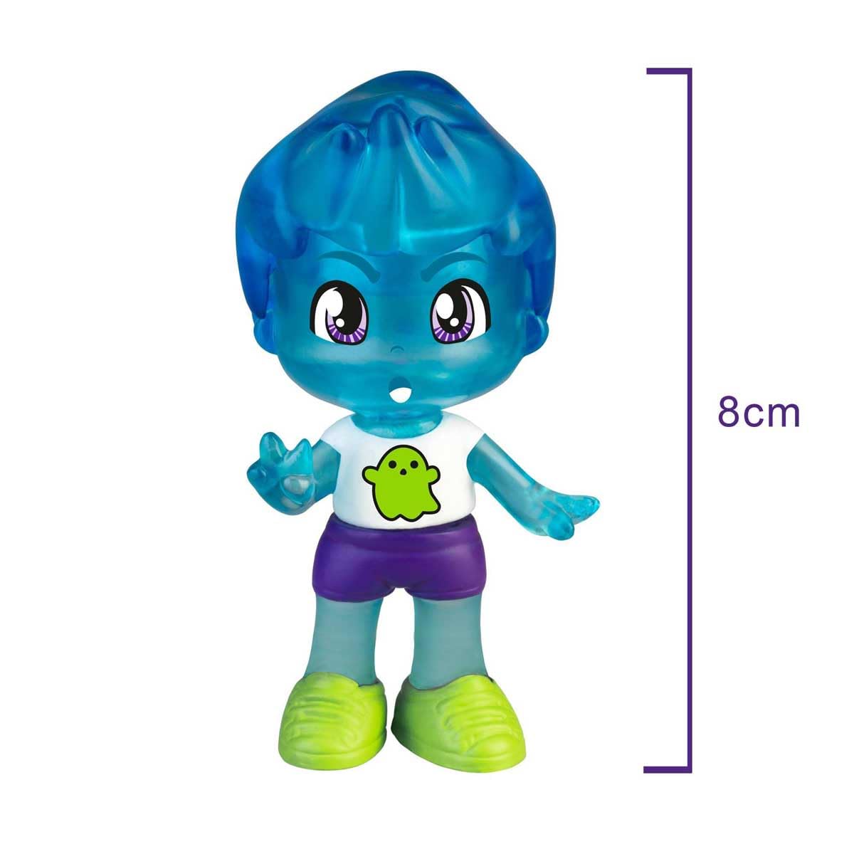 Pinypon - Terrific Friends, 4 Personaggi Terrific: Vampiro, Ragazza Lupo, Ragazza Scheletro e Ragazzo Fantasma, Accessori che Brillano al Buio, per Bambine/I dai 4 anni Famosa, (PNY47000)
