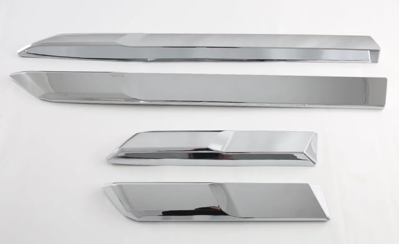 ABS Chrome Car Body Door Side Molding Trim sill Cover Guard Compatible for Toyota Land Cruiser 250 2025 2026, silver