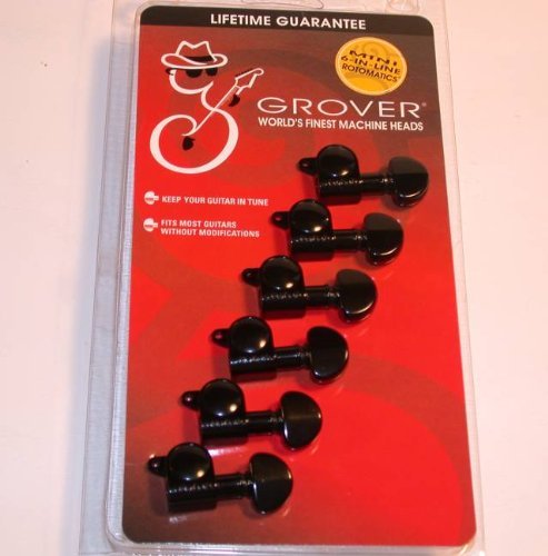 Grover 205BCL6 Rotomatic Tête de Mécanique Mini - Les Beatles, Paul McCartney, John Lennon, RIngo Starr, George Harrison Grover 205BCL6 Rotomatic Tête de Mécanique Mini – Image 3