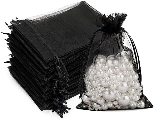 Pochette En Organza Pour Bijoux – Lot De Sachets Colorés Lilas, Parfaits Pour Offrir Ou Ranger