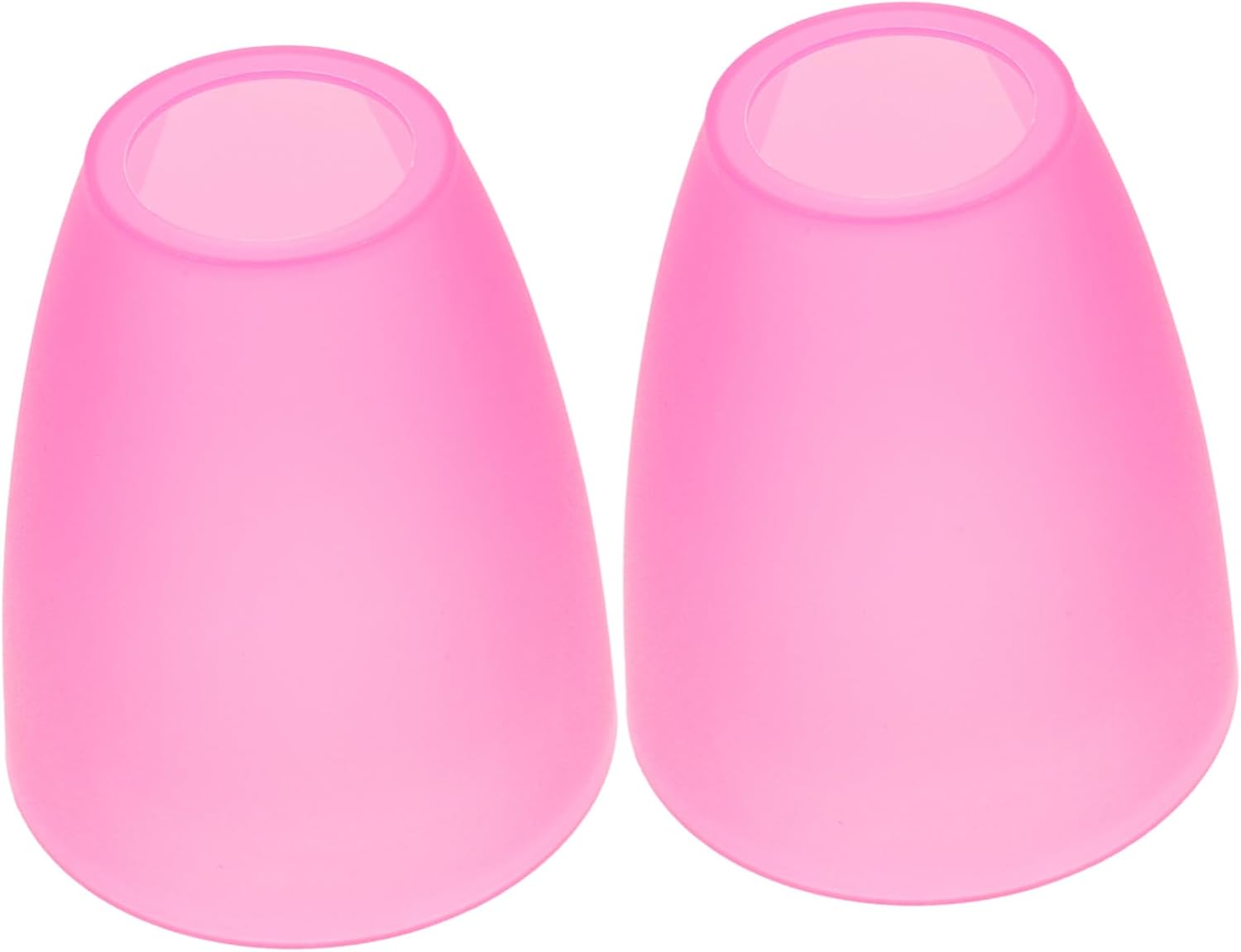 IMIKEYA Set of Plastic Lamp Shades Pink Lampshade Cover for Bedside Floor Lamps Decorative Lampshades for Modern Decor