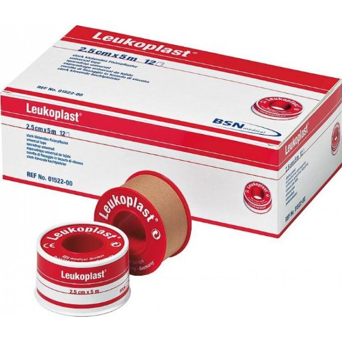 Leukoplast pansement de fixation sparadrap adhésif rouleau 5 m x 12,5 mm