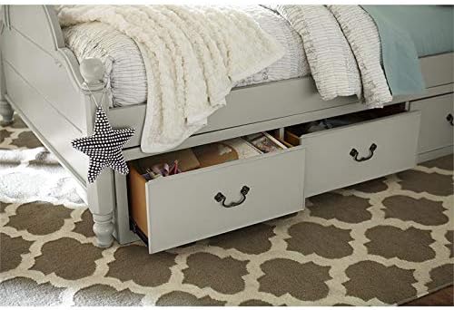 Legacy Classic Furniture 29300383 Seashell White Inspirations by Wendy Bellissimo Underbed Storage Drawer 383