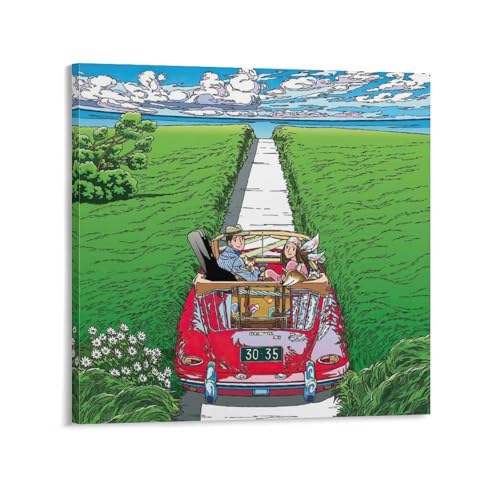 わたせ せいぞうの絵画恋人たちの物語ポスター (12) パネル 壁アート モダン リビング ベッドルーム 部屋飾り20x20inch(50x50cm)