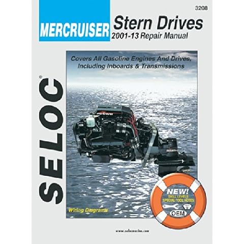 Mercruiser - All Gasoline Engines/Drives, 2001 thru 2013 (Seloc Marine Manuals) Cover