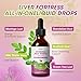Catfit Milk Thistle Liver Detox Drops – Liver Cleanse Detox & Repair with Moringa, Dandelion, Burdock & Green Tea – Liquid Herbal Supplement for Liver Support & Liver Health, Vegan, 2 Fl Oz