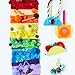 Kid Made Modern Rainbow Craft Kit - Bulk Arts & Crafts Supplies and Materials for Kids - 300+ Pieces DIY Art Box Case for Creative Projects (Ages 6+)