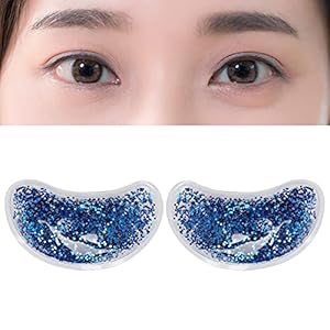 Eye Gel Ice Pack, Eye Therapy Gel Packs verlichten vermoeidheid van ogen voor donkere kringen(blue)