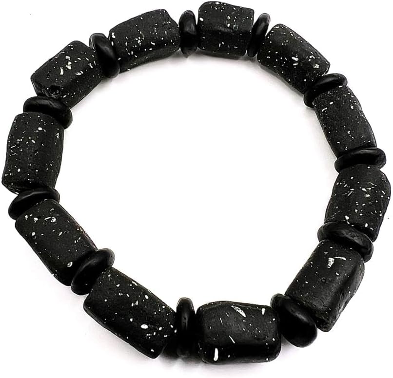 Ghanaian Handmade Powder Glass Trade Bead Bracelet