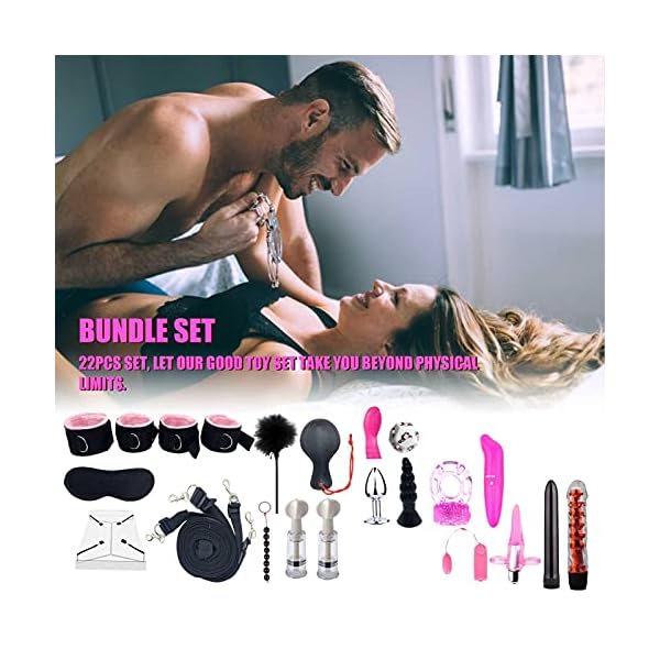 Hualieli 22 Stücke Paare Sex Einstellbare Komfortable Paarliebhaber Spielzeug, Yoga Kit Für Paar Erwachsene Spielzeug… – Bild 3