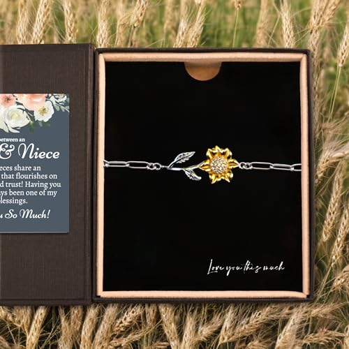 Sentimental Niece & Aunt Jewelry Gift Set, 925 Sterling Silver, Gift Ideas for Aunt from Niece, Meaningful Gift for Niece, Thank You Gift for Aunt3