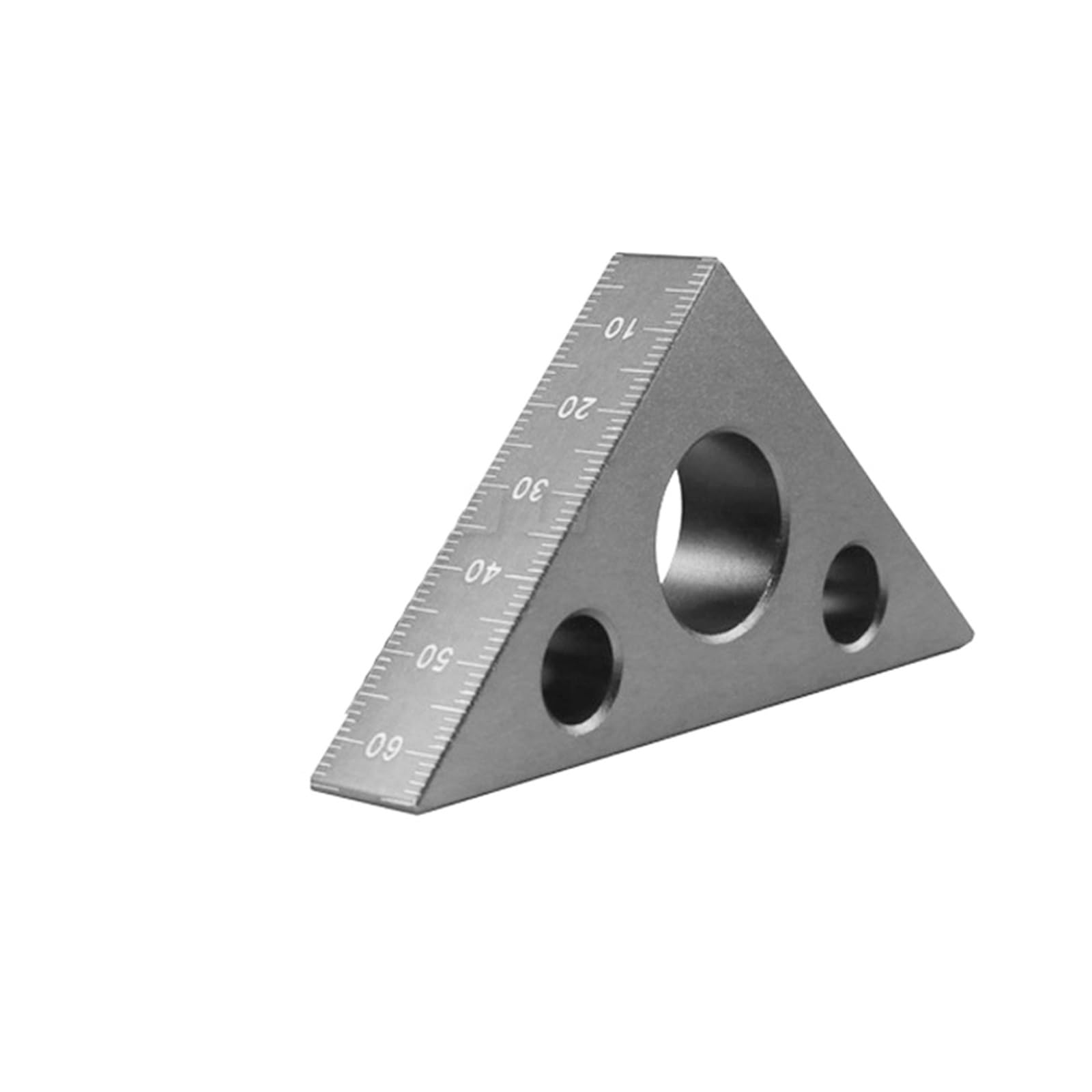 Blok wzorcowy, Linijka kątowa ze stopu aluminium, miniaturowa kieszonkowa linijka, trójkątna do obróbki drewna, pomiar wysokości, narzędzia
