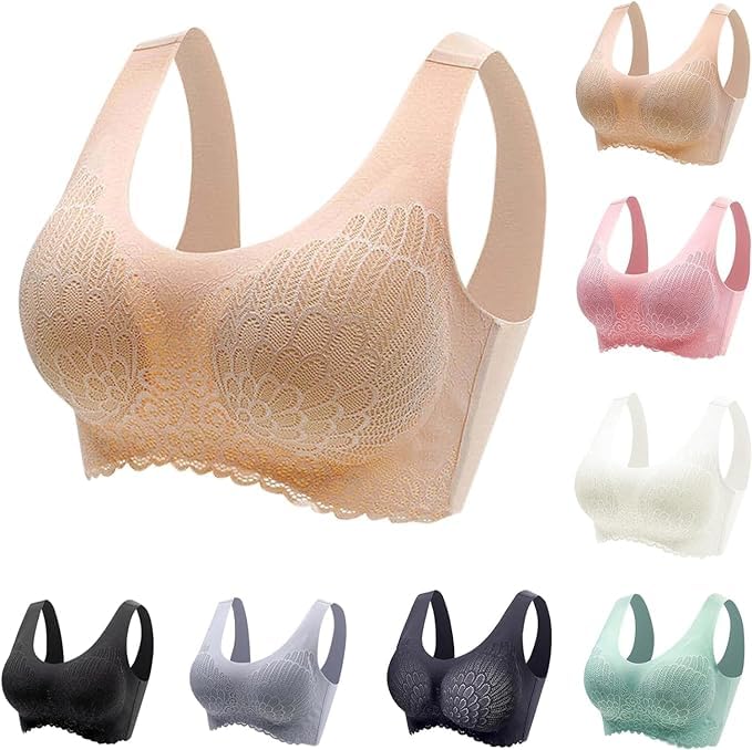 AMDOLEAnti-Saggy Breasts Bra, Anti Saggy Breast Bra, Anti Sagging Bra, Lifting Anti-Sagging Wireless Push-Up Bra