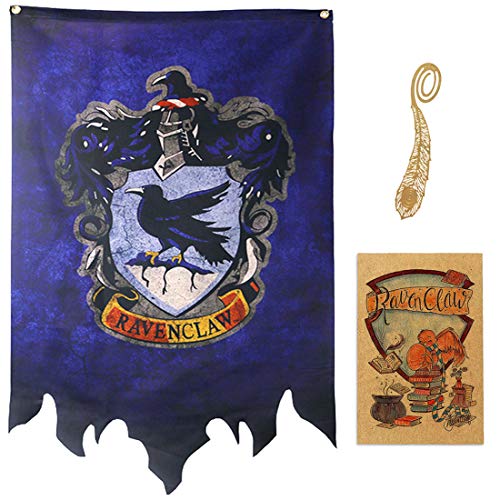birthday decor for harry flag potter Banner - Gryffindor Slytherin Hufflepuff Ravenclaw House Flags Collection