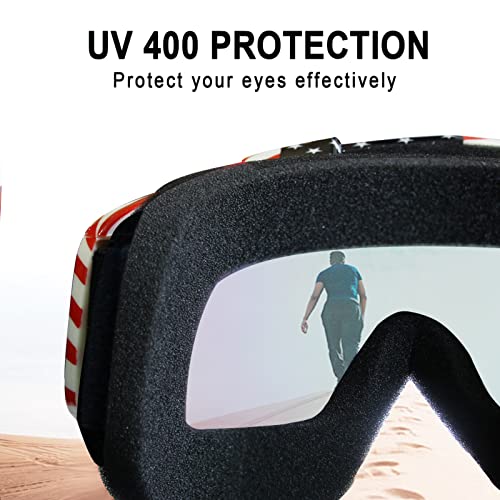 Image of Dirt Bike Goggles Motorcycle ATV Glass Riding Four Wheeler Offroad Mx Racing Helmet Goggles
