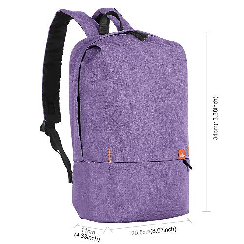 Leeofty 10L Grande dade Mochila Cor Pura Unisex Lazer Esportes Ao Ar Livre Mochila Saco de Viagem pa