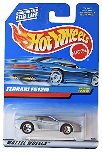 Hot Wheels Ferrari F512M [Plata] #784 5 Radios