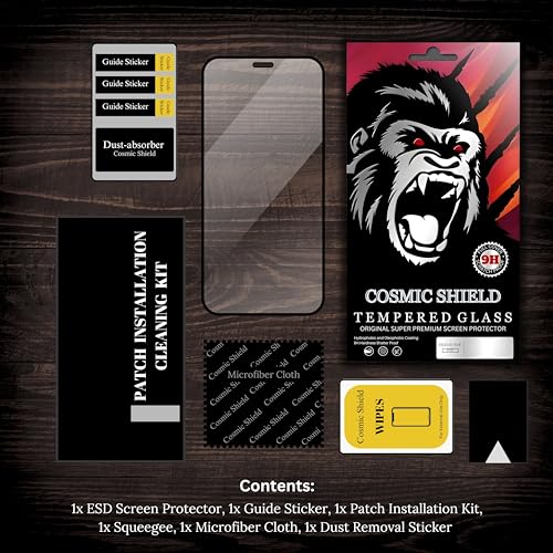 Image of Military-Grade Gorilla Tempered Glass Screen Protector for REALME P1 / 12+ / NARZO 70 / NARZO 70 PRO (High Clarity) Full Screen Coverage, Scratch & Shockproof with Easy Installation Kit