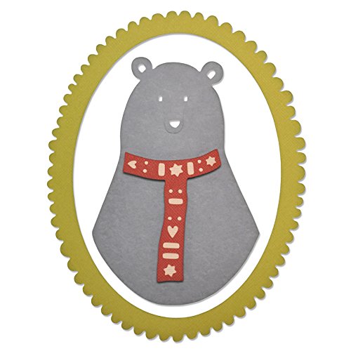 Sizzix 660805 Set Di 5 Fustelle Thinlits – Forme Di Fiori, Acciaio, Per Big Shot E Vagabond, Dimensioni Variabili - 2