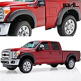 Tidal Fender Flares ABS Wheel Pocket Rivet Style Compatible with 11-16 Super Duty