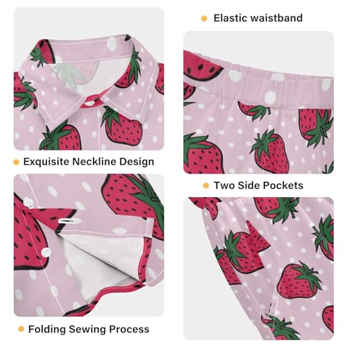 Image of visesunny Funny Boy's 2 Pieces Shirt and Short Set Casual Shirts Short Sleeve Beach Shorts Summer Outfits for 3-10 Years Kids