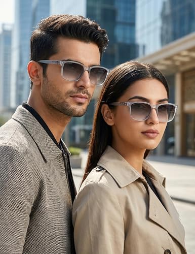 Image of Fastrack Polarized Square Shape Sunglasses for Unisex