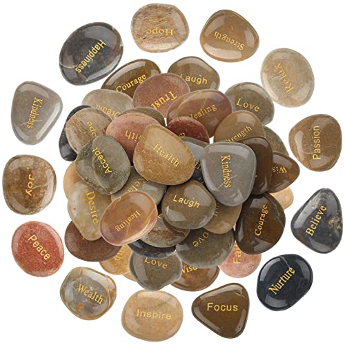 CHENGU Inspirational Stones - Bulk Motivational Rocks