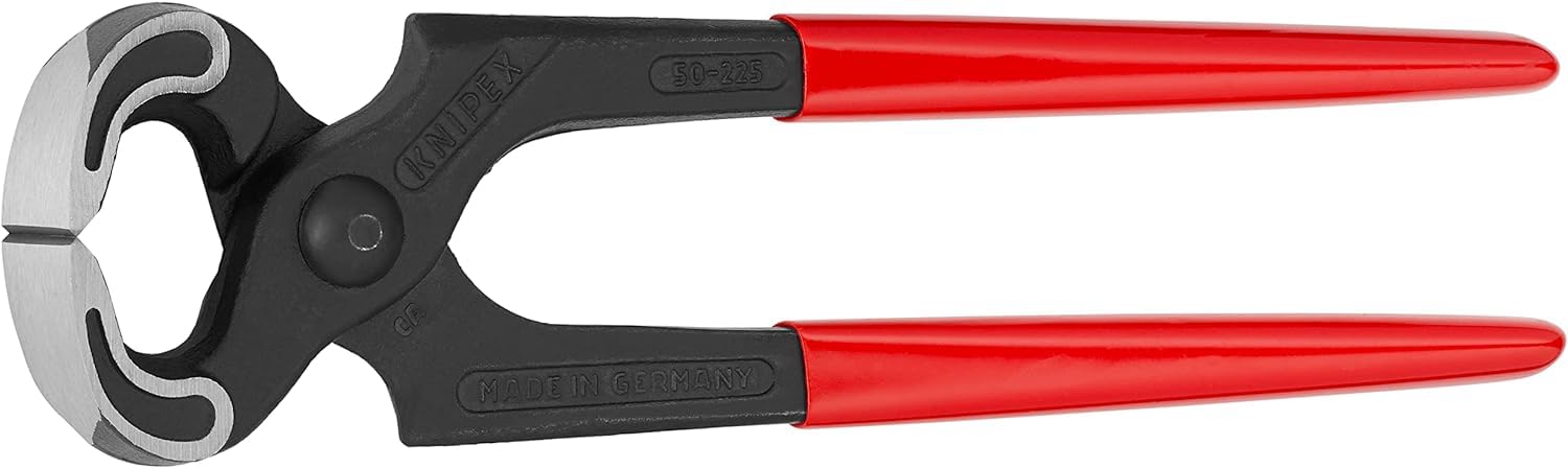 KNIPEX Tenaille de menuisier gainées en plastique 225 mm, 50 01 225