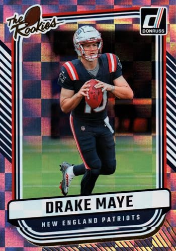 Drake Maye The Rookies Special Insert Rookie Card Collectible Football Card - 2024 Donruss Football Card #TR-39 (Patriots)