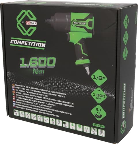 Bild 3 - COMPETITION 512.0020 1/2" Hochleistungs-Druckluft -Schlagschrauber 1.600 Nm (Powered by KS TOOLS)
