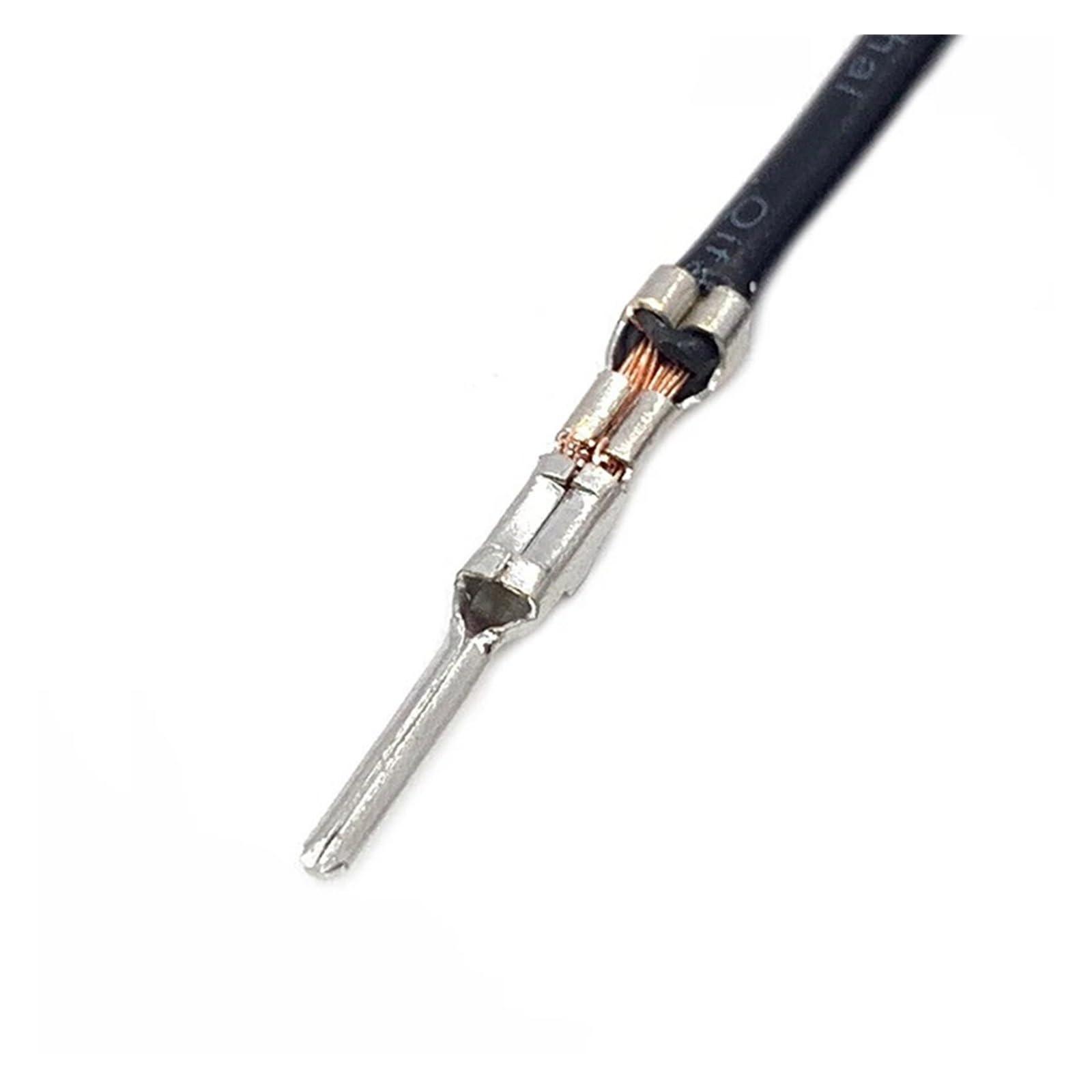 Terminal de prensado de latón de 1,5mm para conector impermeable 183025-1 50 uds