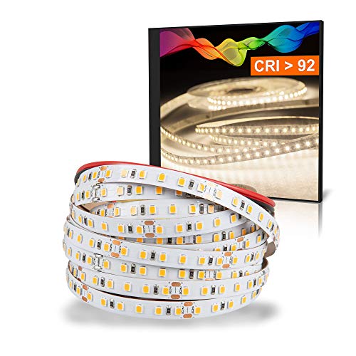 Striscia 2835 LED bianco neutro (4000k) CRI 92 72W...