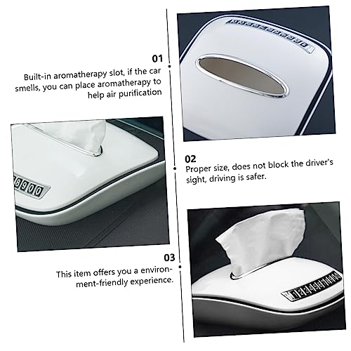 SUPVOX Mesa Caixa De 1 Unidade Caixa De Tecido Guarda-sóis Para Carro Porta Guardanapos De Guarda So