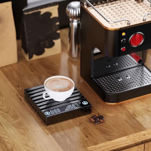 Báscula con temporizador para café de vertido precisa e impermeable ideal para barista 7