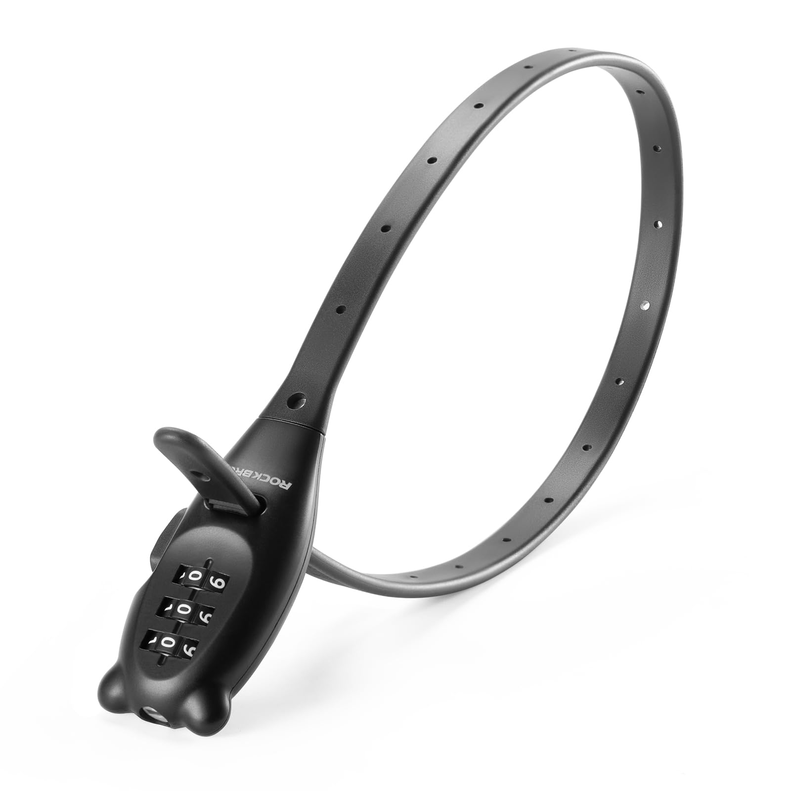 ROCKBROS Bike Lock, High Security Combination Lightweight Bicycle Locks with 3 Number Code, for Securing Helmet, Pram, Skis and Luggage