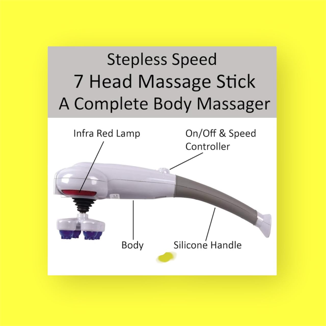 Body magic massage cord the powerful electric due to its long neck, it can reach any part of the body. Body Handheld Advance Fat Reduction Finger Care Head Neck Shoulder Back Leg Foot Pain Relief Relief from Relieving Combined Pain Body magic massage cord the powerful electric due to its long neck, it can reach any part of the body. Body Handheld Advance Fat Reduction Finger Care Head Neck Shoulder Back Leg Foot Pain Relief Relief from Relieving Combined Pain