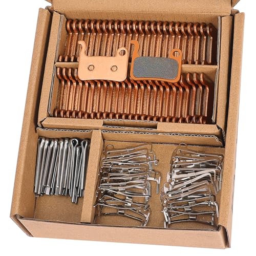 25 Pairs Sintered Metal Bike Brake Pads Compatible for Shimano Brake Pads XTR M975 M966 M965 SLX M665 LX M596 Deore XT, MTB Ebike Bicycle Disc Brake Pads Replacement with 3 Installation Tools