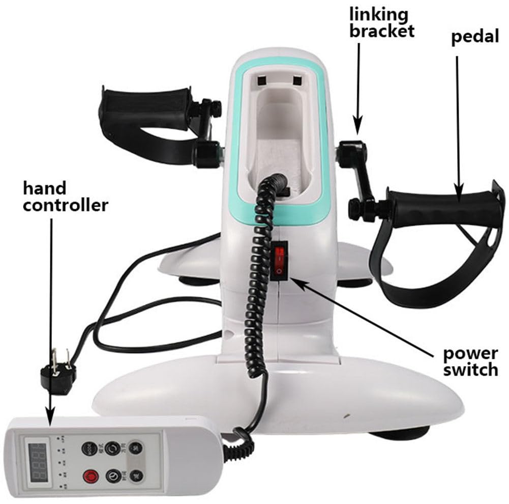 Zmotoryzowany Elektryczny Pedał Ćwiczący Fitness Rower Treningowy Do Ręki Ramię Kolano Noga Trening Rehabilitacyjny Rower Jazda Na Rowerze Sprzęt Rehabilitacyjny Dla Osób Niepełnosprawnych
