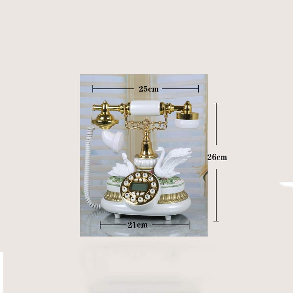 Telefono Antico, Telefono Vintage Digitale Fisso. Suoneria Classica Europea retrò per Telefono Fisso Regolabile con entrata