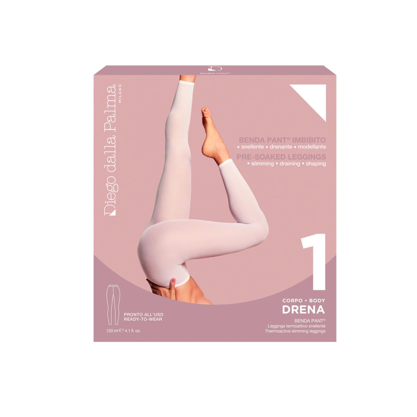 Diego Dalla Palma 1 x Drena termoaktywne legginsy wyszczuplające, 120 ml