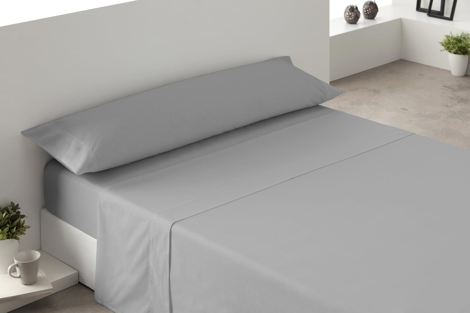 Degrees home Premium – Set Lenzuola 3 Pezzi in Microfibra Spazzolata ( 135X190) – Lenzuolo con Angoli, Lenzuolo Piatto e 1 Federa 135X45 – Extra Morbido, Anti-Piega e Certificato Oeko-Tex Trucco