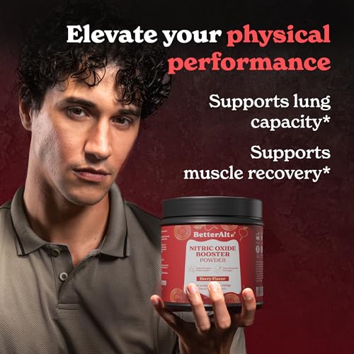 Image of Better Alt Nitric Oxide Booster Powder | with Natural Beetroot Extract| Helps Maintain Strength |Berry Flavor |300gm
