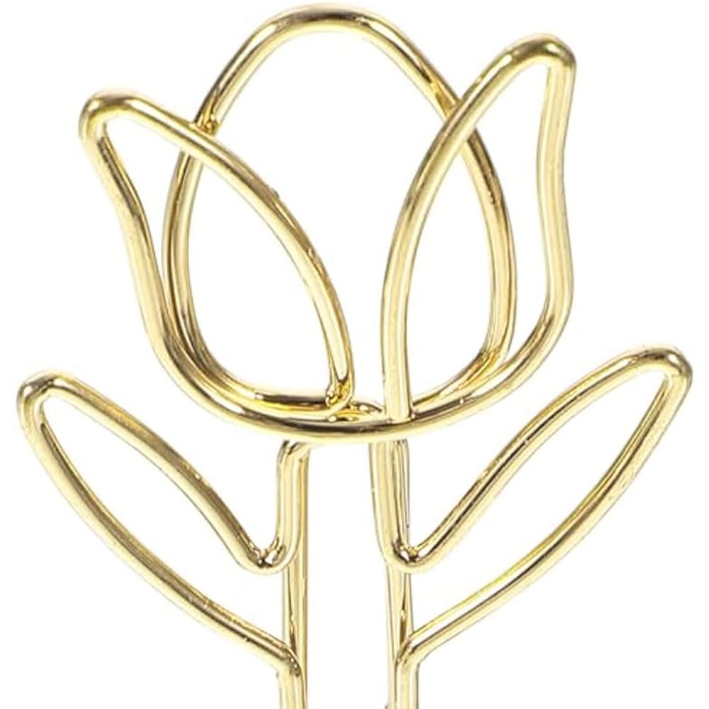 Segnaposto Tulipano In Oro Rosa - Set 20 Pezzi Per Matrimoni E Feste - Foto 2